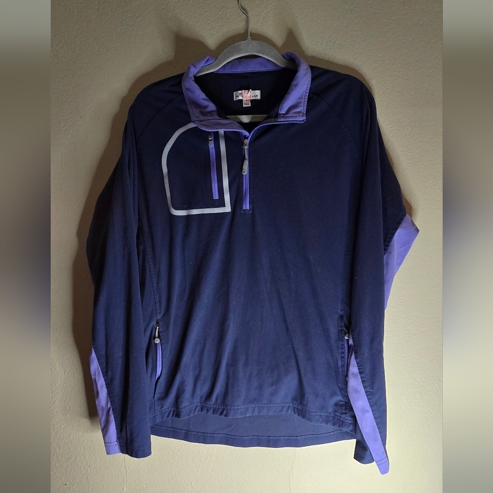 Peter Millar Soft Shield Half Zip Pullover Size L… - image 1